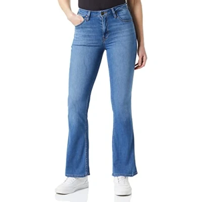 Image of Lee Women&#039;s Breese Boot Jeans, Fresh MID Worn in, 29W / 31L