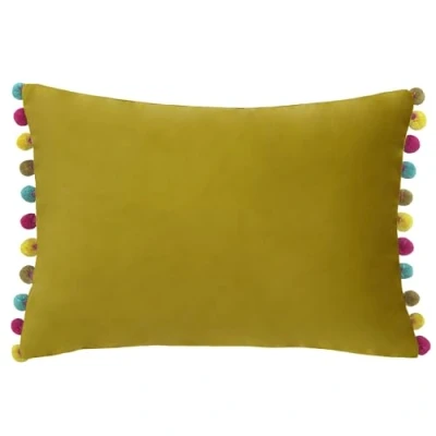 Image of Paoletti Fiesta Poly Cushion 35X50 Bam/Mul Multicolour One Size
