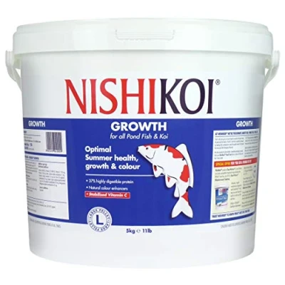 Image of Nishikoi Growth Complete Food for Koi and Pond Fish Large Pellets 5kg