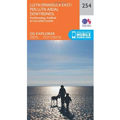 Image of Explorer 254 Lleyn Peninsula East Map With Digital Version