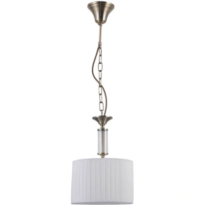 Image of Italux Lighting Ferlena Classic 1 Light Cylindrical Pendant Ceiling Light, E14