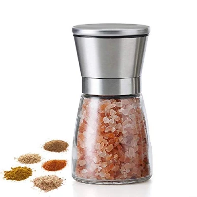 Image of Salt and Pepper Grinder Premium Stainless Steel Mill with Adjustable Coarseness Shaker (1PCS)