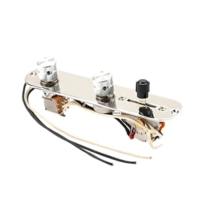 Image of Ghulumn 3 Wired Loaded Prewired Control Plate Harness Switch Knobs for TL Tele Guitar Parts