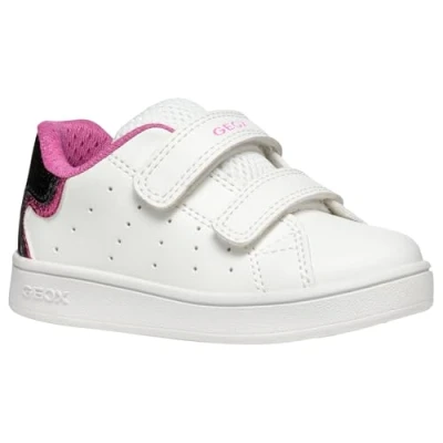 Image of Geox Baby B Eclyper Girl A Sneaker, White, 5.5 UK Child