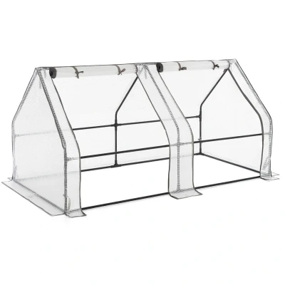 Image of CHRISTOW Large Grow Tunnel Cloche Garden Polytunnel Greenhouse With Reinforced Cover (choose 1.8m, 2.7m or 3.6m long)