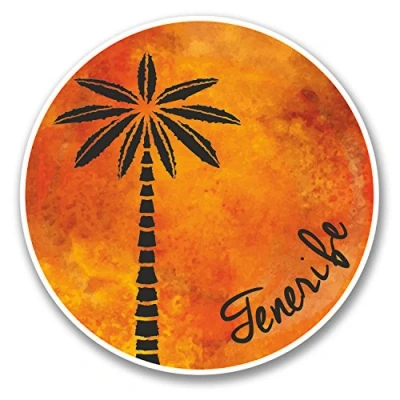 Image of 2 x 10cm Tenerife Spain Vinyl Sticker Decal Laptop Car Travel Tag Spanish #6344 (10cm 10cm)