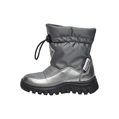 Image of Naturino Varna Leather and Fabric Boots Grey 22