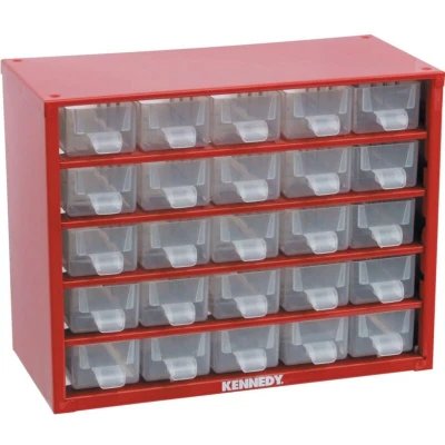 Image of Kennedy 25 Drawer Small Parts Storage Cabinet