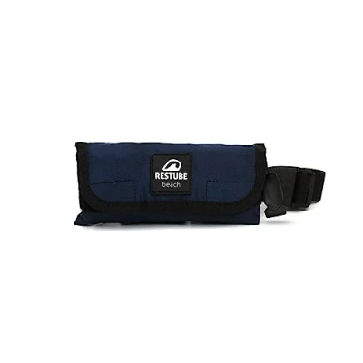 Image of Restube Beach Limited Edition Navy Blue Inflatable Safety Buoy for Leisure and Family