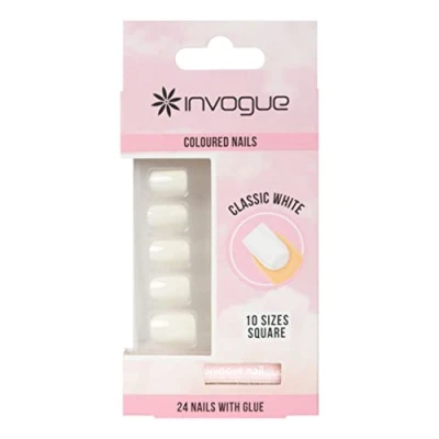 Image of Invogue White Nails (24 Pieces)