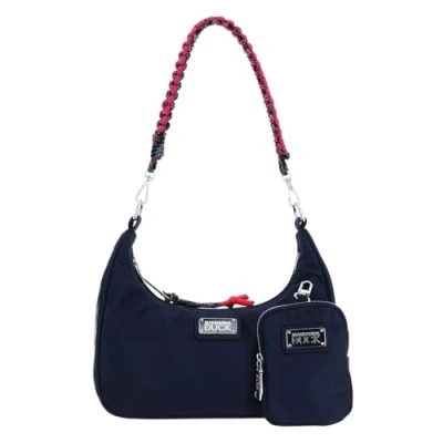 Image of Mandarina Duck Women&#039;s Style P10MYT13 Shoulder Bag, Dress Blue, 32,5x26x13,5 (L x H W)