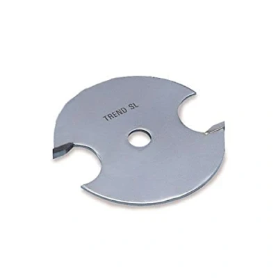 Image of Trend Professional 1/4 Inch Bore Slotter, 4.0mm Kerf, Slot Cutter with 40mm Cut Diameter, 2 Teeth, Tungsten Carbide Tipped, SL/GG