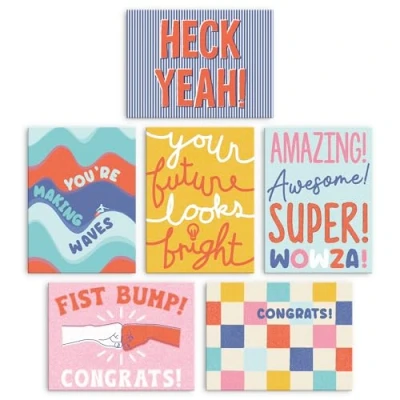 Image of S&amp;O Fun Congratulations Cards with Envelopes Colorful Congrats Card Pack of 24 Encouragement Appreciation for Coworkers Boxed Compliment Recognition