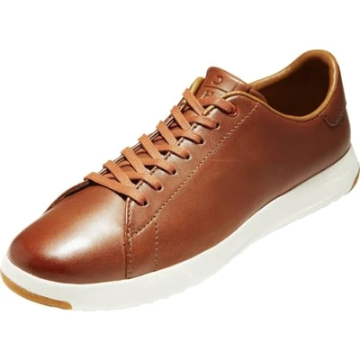Image of Cole Haan Men&#039;s Grandpro Tennis Trainers, Brown Woodbury Woodbury, 9 UK