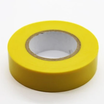 Image of 20 Metre Roll Electricians PVC Insulating Insulation Tape Yellow