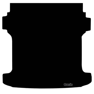 Image of Carsio Carpet Van Cab Mats For VW T6 LWB Transporter Kombi Boot Mat Tailored Fit Floor Set Complete Accessory Black Custom Fitted All Weather, Anti Slip Backing &amp; Trim