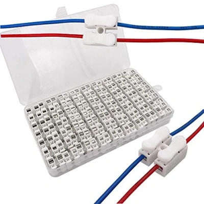Image of Senven 68Pcs Spring Quick Terminal Block 10A, Connector Connector,Cable Clamp Connector, Lighting, Power and Automotive Wiring Connection CH2