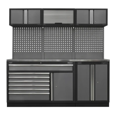 Image of Sealey Superline Pro 2.04m Storage System with Stainless Steel Worktop