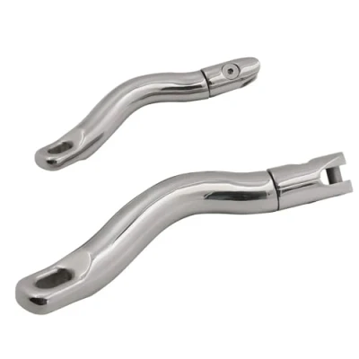 Image of 6 8 mm or 10 12 Boat Anchor Twist Connector Stainless Steel 316 Long Swivel Chain Connector(10 12mm)