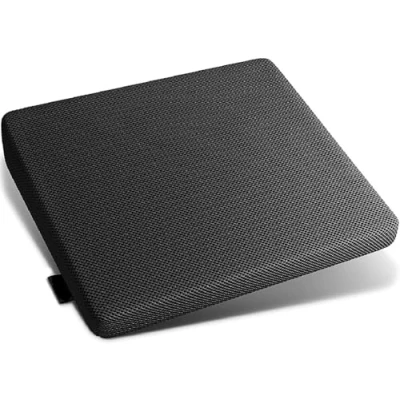 Image of oceanevo® Wedge Memory Foam Seat Cushion Orthopedic Lumbar Support Pad Car Chair Posture Pain &amp; Sciatica Relief Office Home (Black)