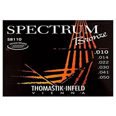 Image of Thomastik Saiten für Akustikgitarre Spectrum Bronze Series nickelfrei Satz SB110 extra light .010 .050
