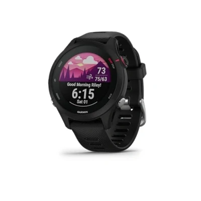 Image of Garmin [Renewed Forerunner 255S Smaller Easy to Use Lightweight GPS Running Smartwatch, Music Storage, Advanced Training and Recovery Insights, Up 14 days Battery Life, Black(Renewed)