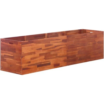 Image of vidaXL Garden Raised Bed Acacia Wood 200x50x50 cm