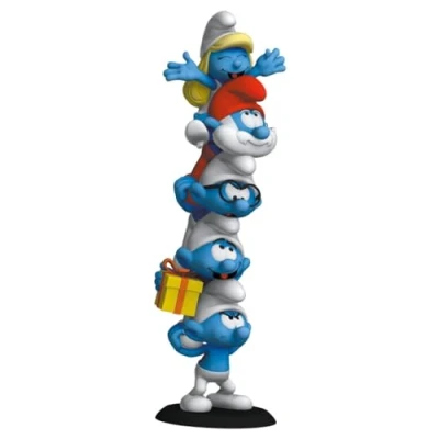 Image of IMPS Plastoy Smurfs Column (Colour)