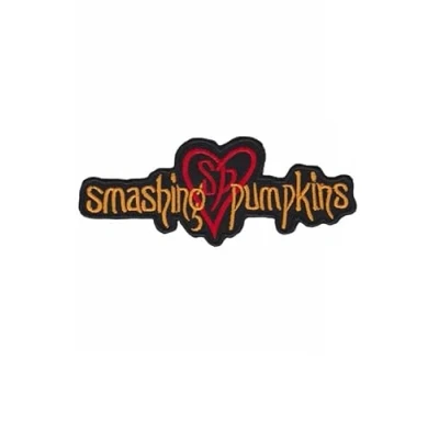 Image of The Smashing Pumpkins Red Go Patch Badge Embroidered Iron on Applique Accessory