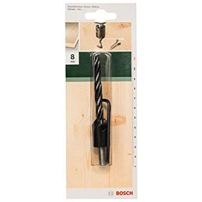 Image of Bosch 2609255221 Wood Drill Bit with 90 Degree Countersink/Diameter 8mm