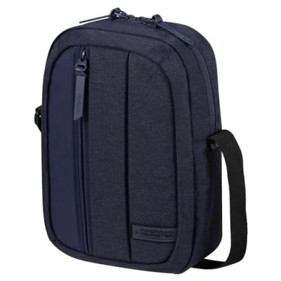 Image of American Tourister Streethero Crossbody Bag Navy Melange