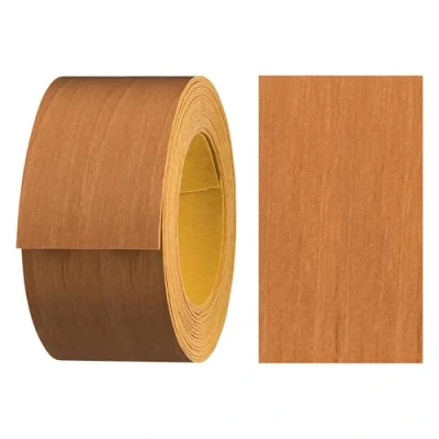 Image of haggiy melamine Edge banding, self adhesive, 40 mm x 5 m Secure hold without ironing thanks to acrylic adhesive veneer for shelves/wooden panels (alder)