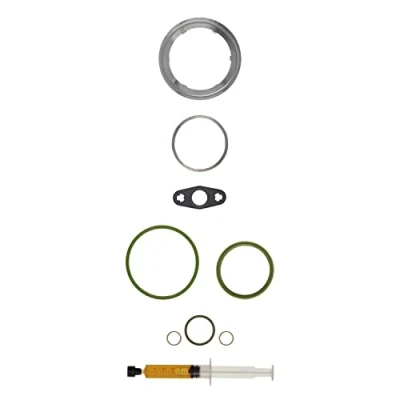 Image of 11658513636, 11658513641, 11658570081, 11658570083, 11658579213 Mounting Kit, charger AJUSA JTC12316 with studs, syringe oil gaskets/seals
