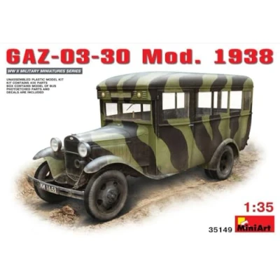 Image of Miniart 1:35 Scale GAZ 03 30 Mod.1938 Plastic Model Kit