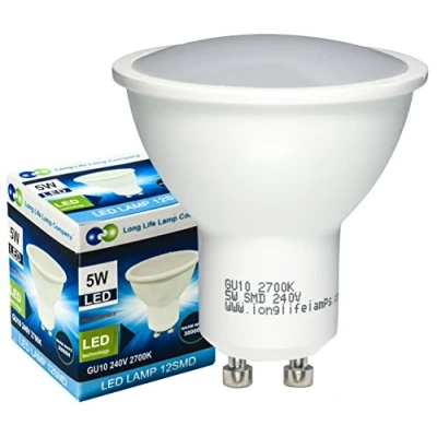 Image of Long Life Lamp Company GU10 5W LED Warm White Colour 50w Replacement Bulb