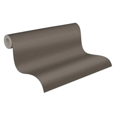 Image of A.S. Création Non Woven Wallpaper Plain 390977 in Beige, Brown for Various Rooms 10.05 m x 0.53 Made Germany