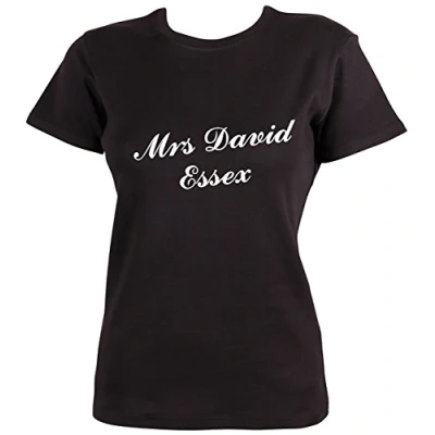 Image of Dead Fresh Mrs David Essex T Shirt, L Black