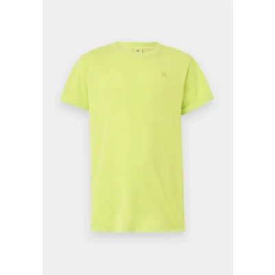 Image of G STAR LASH Basic Tshirt, Men&#039;s, Size: Small, Bright chartreuse