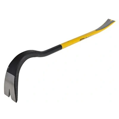 Image of Stanley 1 55 503 24 inch Fatmax Spring Steel Wrecking Bar, Yellow