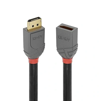 Image of LINDY Anthra Line DisplayPort Extension Cable, 1 m