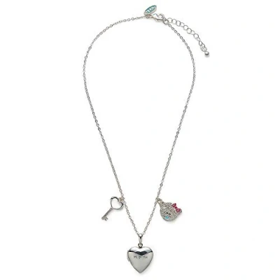 Image of Me to You Love Heart Locket Necklace with Key &amp; Tatty Teddy Crystal Charms