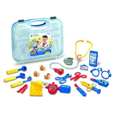Image of Learning Resources Pretend &amp; Play Doctors Set Multi Coloured Complete Toy Dr Medical Kit for Kids
