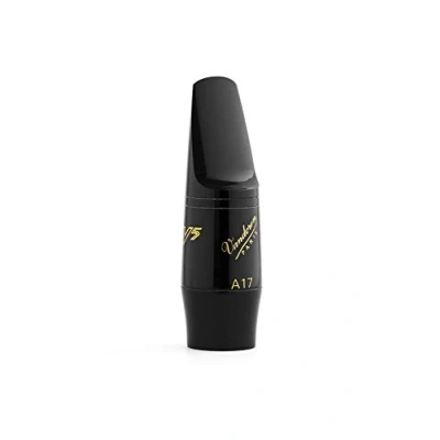 Image of Vandoren SM418 V5 A17 Alto Saxophone Mouthpiece (Black Ebonite)