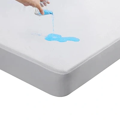 Image of Beedsooth Mattress Protector Waterproof Bamboo Cover Breathable Anti Allergy Fitted Sheet Small Double 120x200cm 12&#039;&#039; Deep