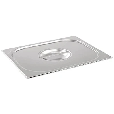 Image of Vogue Stainless Steel 1/3 Gastronorm Lid, Silver, Size: 30(H) x 325(W)mm, Compatible with all Sized Trays, Dishwasher Safe, K969