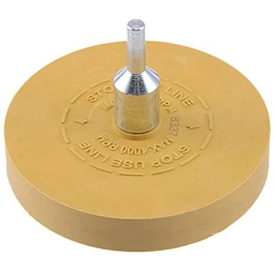 Image of Jufjsfy Sticker remover for car, tire rubber remover, wheel film, glue removal, eraser, plate, , paint cleaner, polishing
