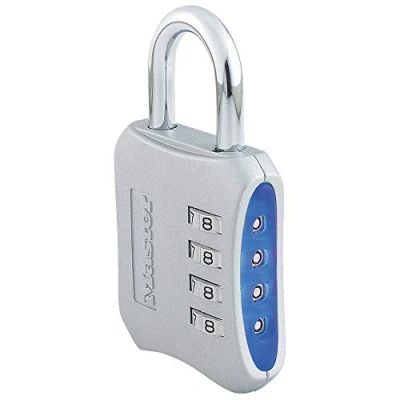 Image of Master Lock 653D Locker Set Your Own Combination Padlock, Gold, 1 Pack