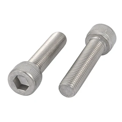 Image of Sourcingmap M10x40mm 1.25mm Pitch 304 Stainless Steel Hex Socket Head Cap Screws Bolts 2pcs
