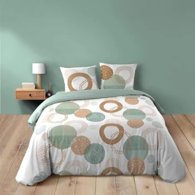 Image of Douceur d&#039;Intérieur Duvet Set, Cotton, White, 200 x cm