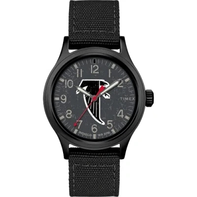 Image of Timex Tribute Men&#039;s NFL Scout 40mm Quartz Fabric Strap, Atlanta Falcons